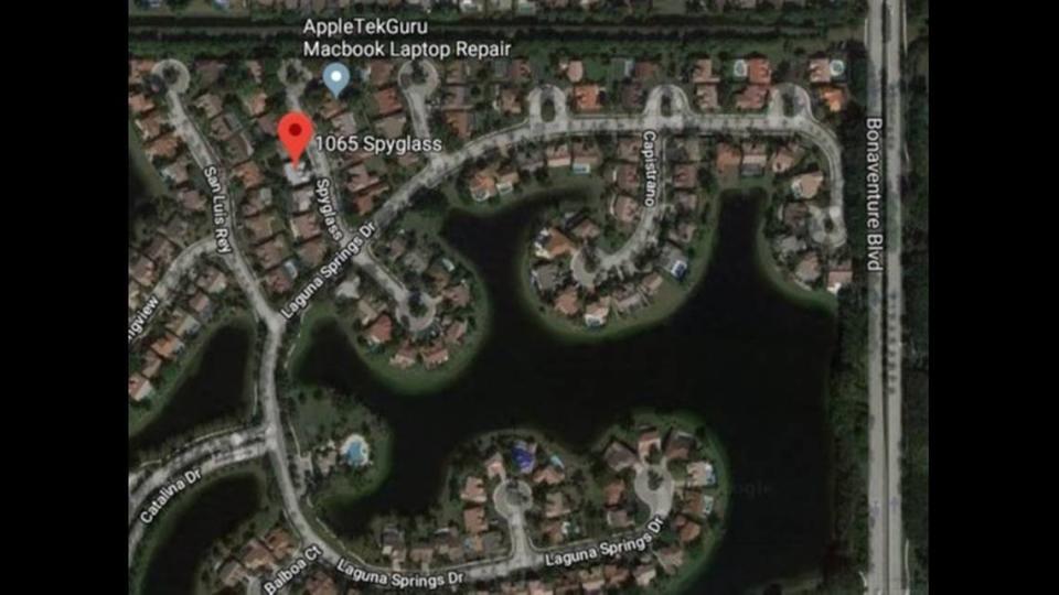 Broward Sheriff’s Office deputies responded to the scene of a fatal shooting at the gated community at 1065 Spyglass in Weston on Jan. 2, 2020. They believe a man and woman shot at one another in a domestic dispute.