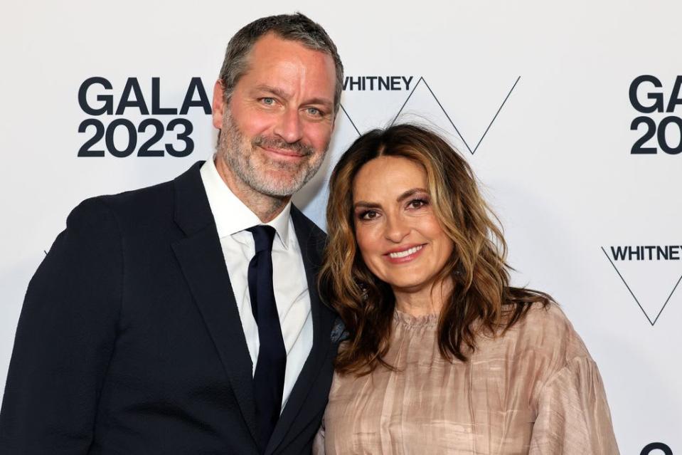 Peter Hermann and Mariska Hargitay attend the 2023 Whitney Gala and Studio Party at The Whitney Museum of American Art 