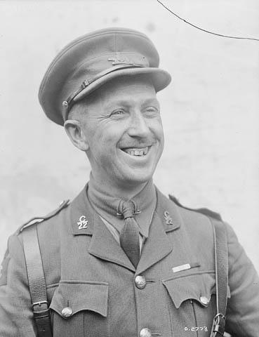 <p>Major Georges P. Vanier of the 22nd (French Canadian) Battalion later became Canada's 19th Governor General, serving from 1959 to 1967. Credit: Canada. Department of National Defence. Library and Archives Canada</p> 