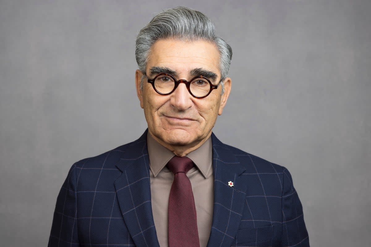 Eugene Levy returns (hesitantly) to another season of travelling the world in Apple TV+’s ‘The Reluctant Traveller’  (Willy Sanjuan/Invision/AP)