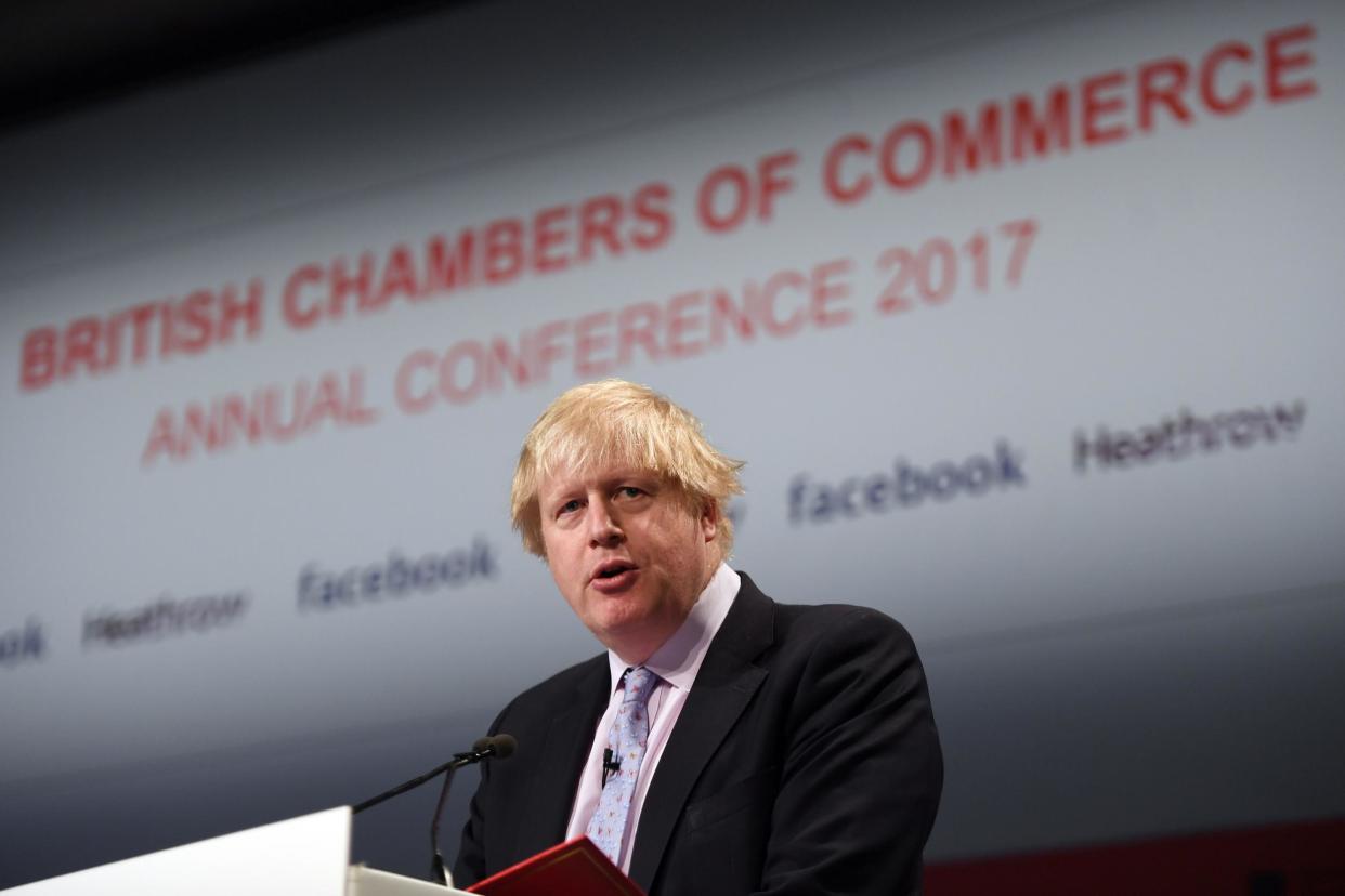 The Foreign Secretary told business leaders on Tuesday they should not let globalisation become a ‘boo word’: PA