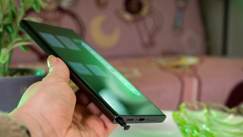 A photo of the Galaxy S23 Ultra