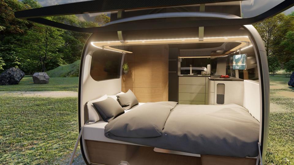 Airstream and Studio F.A. Porsche Reveal the Camping Trailer of the Future