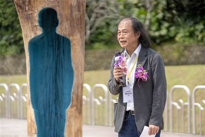 館長劉柏村表示，朱銘美術館是臺灣雕塑連結國際最好的平台。（圖／朱銘美術館提供）