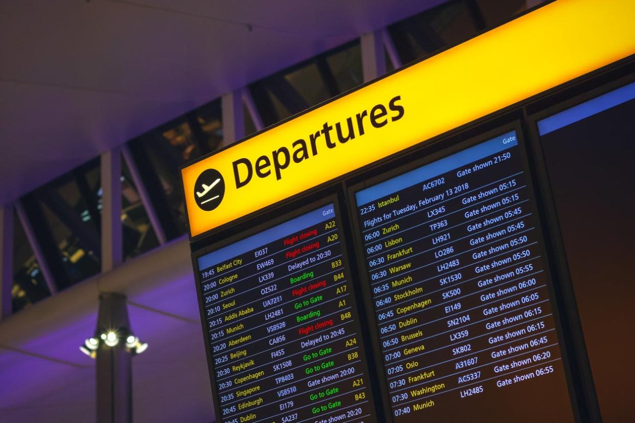 <p>Flight check: How many short hops should be cancelled?   </p> (Getty Images)