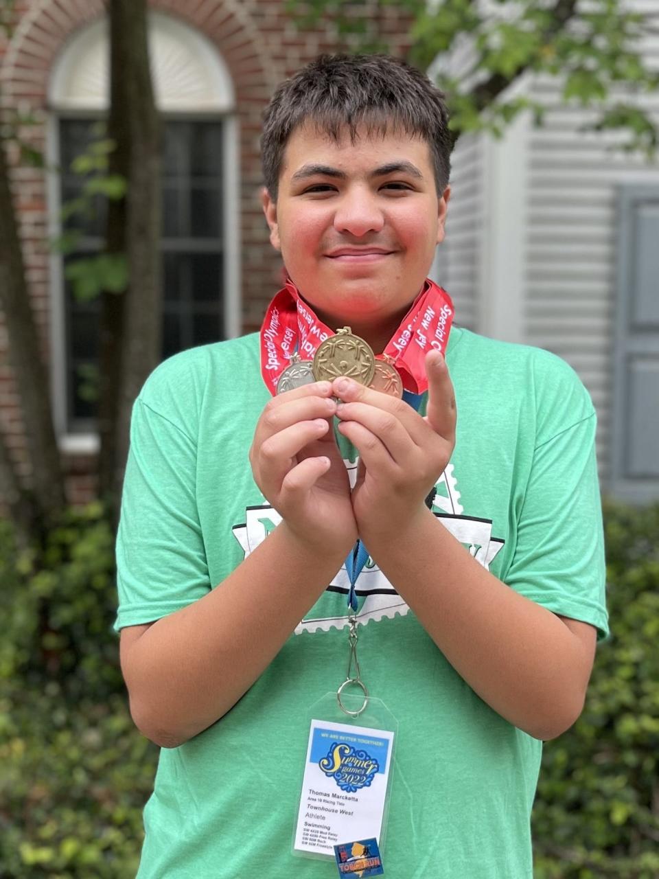 Tommy Marcketta, already an accomplished Special Olympian, thrived in many ways being on the Hillsborough High School swim team this past winter.