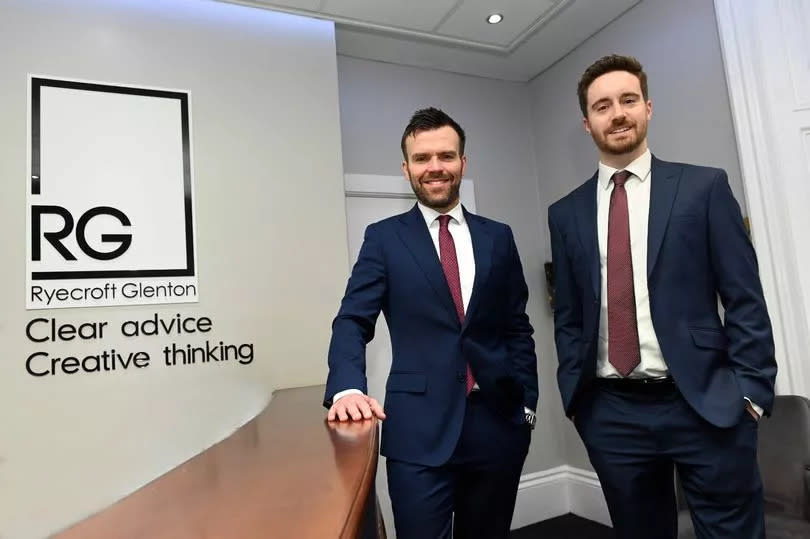 Carl Swansbury (left) and Alex Simpson at Ryecroft Glenton Corporate Finance