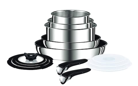 Tefal Ingenio Pots and Pans Set, 13-Piece, Induction - Credit: Amazon