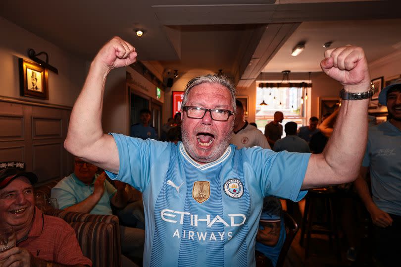 The Waldorf celebrates Foden's goals -Credit:Kenny Brown | Manchester Evening News