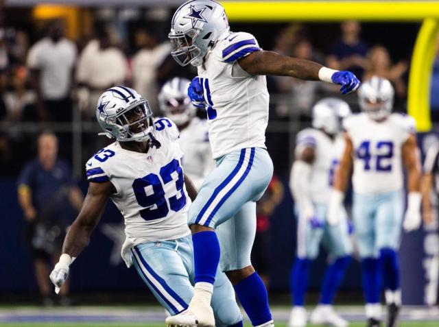 Micah Parsons sacks Tom Brady twice in Dallas Cowboys' season