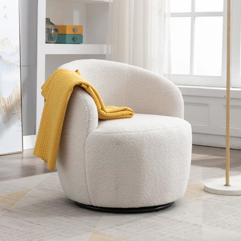 Swivel Barrel Chair