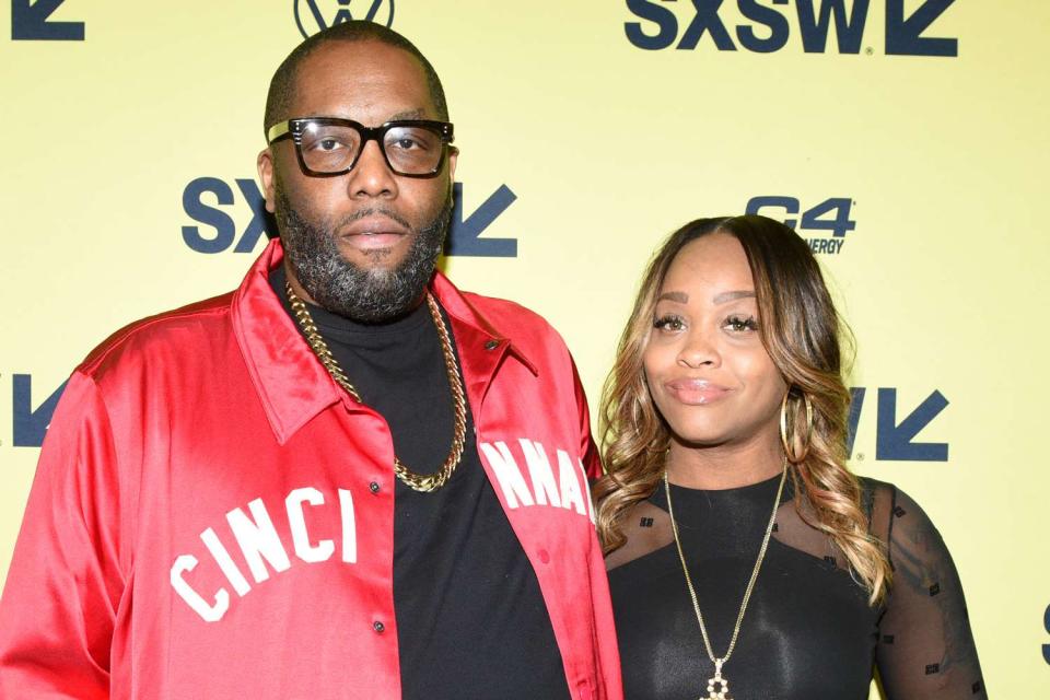 <p>Vivien Killilea/Getty</p> Killer Mike and Shana Render in Austin in March 2024