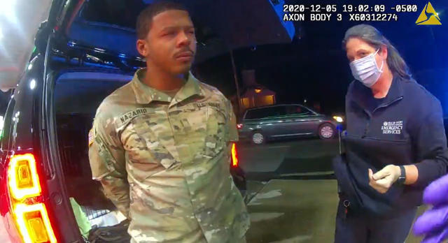 Police pepper-sprayed US army officer over 'missing license plate