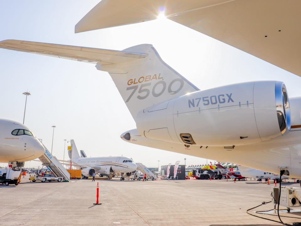 Bombardier Global 7500 Demonstration Aircraft — Dubai Airshow 2021