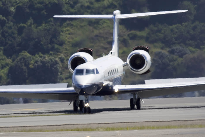 Elton John les prestó el avión a los duques de Sussex