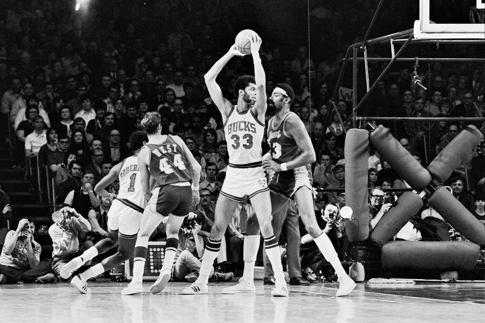 Decent amount of talent in this photo. (Vernon Biever/NBAE via Getty Images)