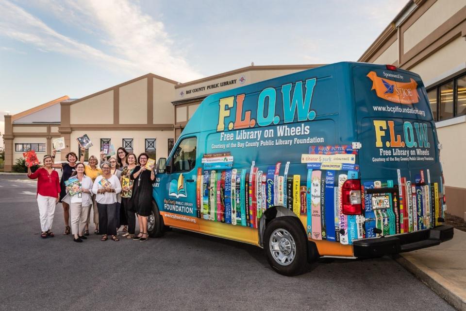 St. Joe Community Foundation grants $26K to benefit the Bay County Public Library Foundation’s Free Library on Wheels and Little Free Libraries initiatives.