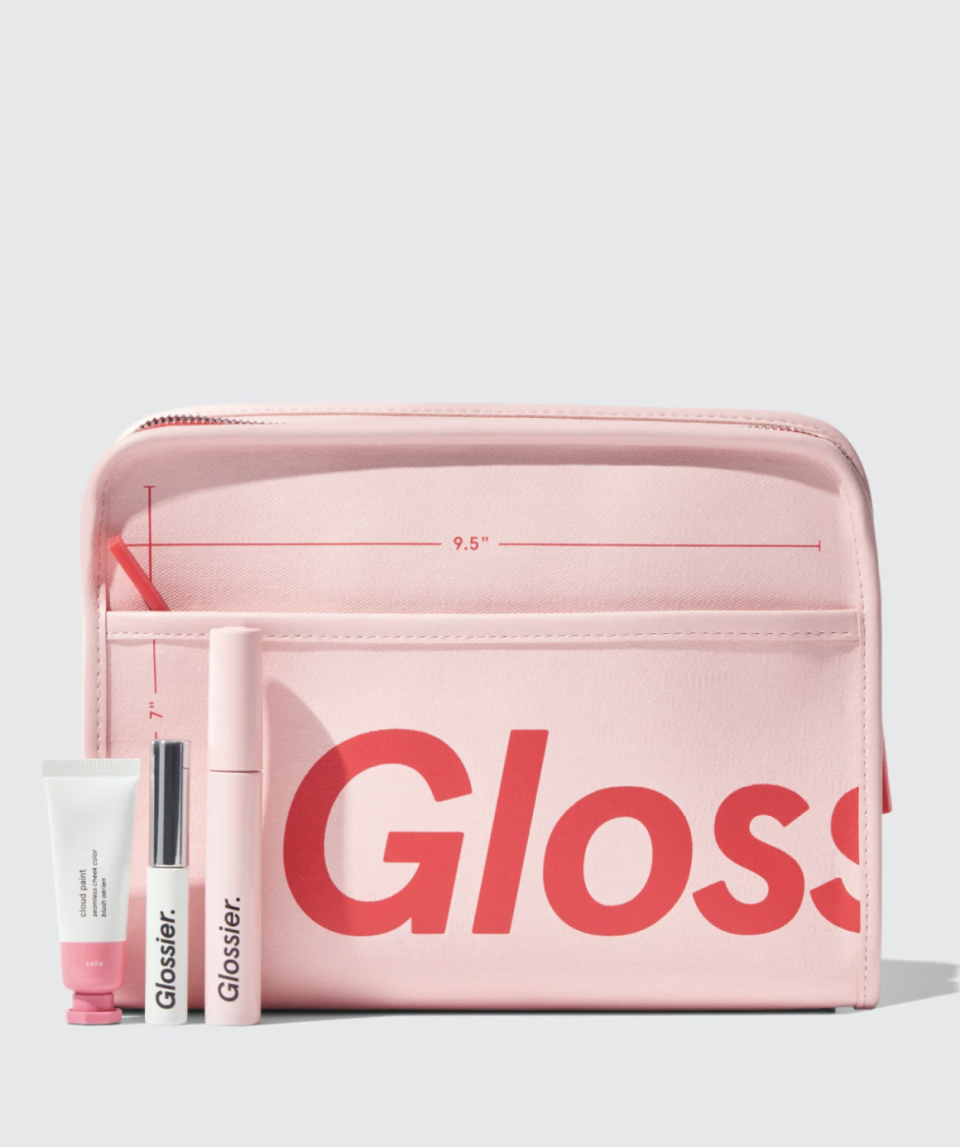 The Makeup Set + The Beauty Bag (Photo via Glossier)