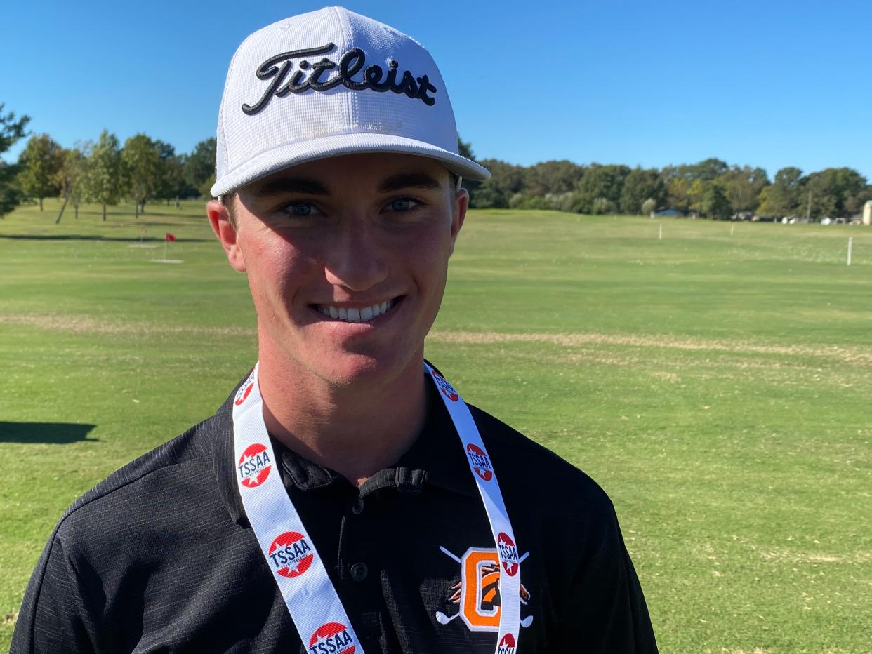 Cascade's Evan Woosley-Reed won his second straight TSSAA Small Class boys golf state championship.