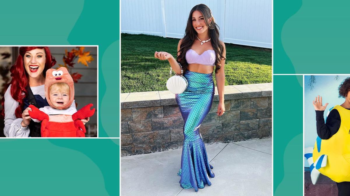 Mermaid Costume Purple Metallic Tube Top Little Mermaid Ariel Costume TOP  ONLY