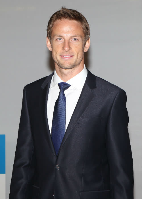 Formula 1 driver Jenson Button drove into sixth place as the best dressed suit wearer closely followed by Princes Harry and William.