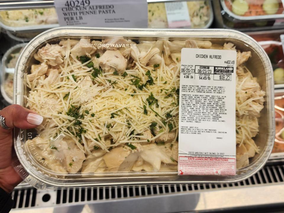 Chicken Alfredo at Costco