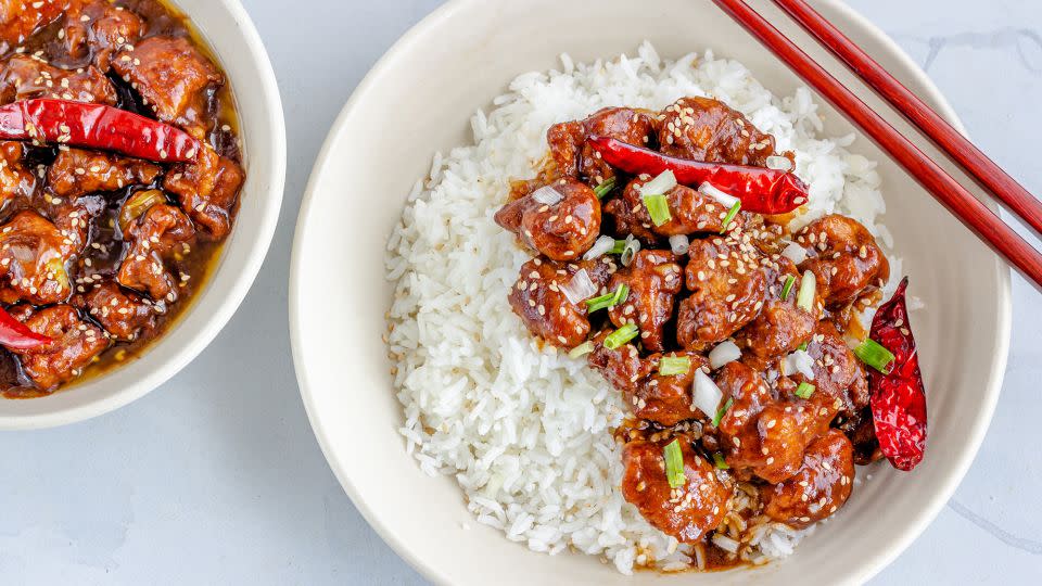 General Tso's chicken. - Ravsky/iStockphoto/Getty Images