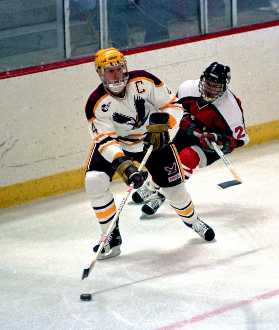 Greg Brown was a two-time Hockey East Player of the Year while at Boston College.