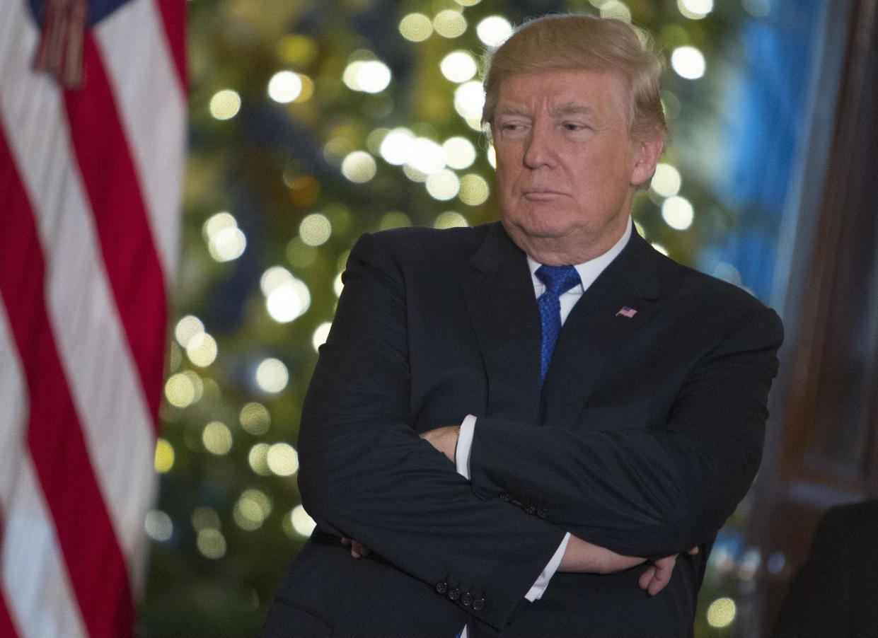 US President Donald Trump (Photo by Chris Kleponis-Pool/Getty Images)