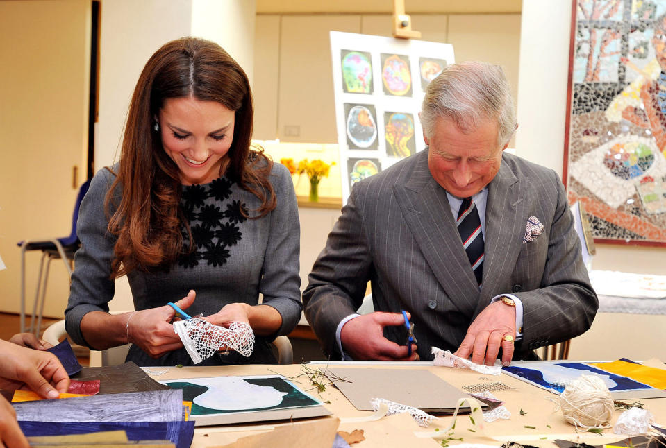 Catherine, Duchess of Cambridge and Prince Charles, Prince of Wales (John Stillwell / Getty Images)