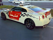 World’s first Nissan GT-R police car entered service with Abu Dhabi Police. The car, painted in the colours of the UAE flag, is hardly modified apart from the addition of a siren system. 478bhp at 6400rpm, 434lb ft of torque at 3200 rpm and a 0-60mph time of 3.8sec!!!