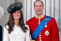 <p>Just two months after she married her prince, Kate returned to the Buckingham Palace balcony for her first appearance at Trooping the Colour in June 2011. </p>