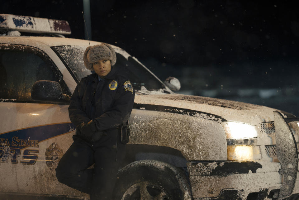 En esta imagen proporcionada por HBO, Kali Reis en una escena de "True Detective: Night Country". (HBO vía AP)