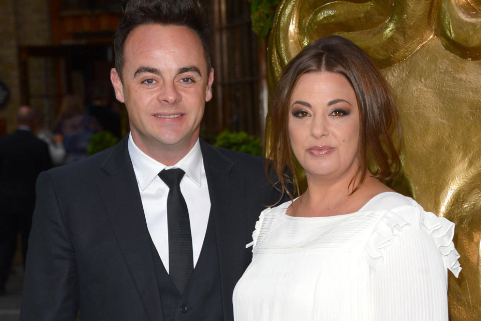 Ant McPartlin and wife Lisa Armstrong. Copyright [AP]