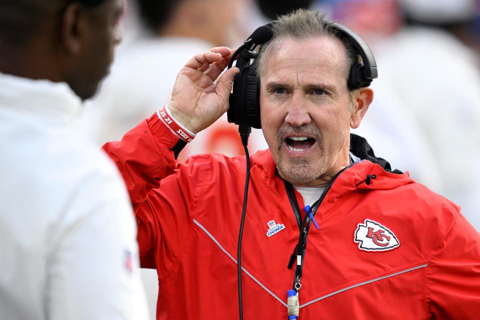 Steve Spagnuolo is in his fifth season as the Chiefs' defensive coordinator.