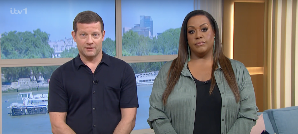 Alison Hammond and Dermot O'Leary respond to Phillip Schofield's interview on This Morning. (ITV/YouTube)