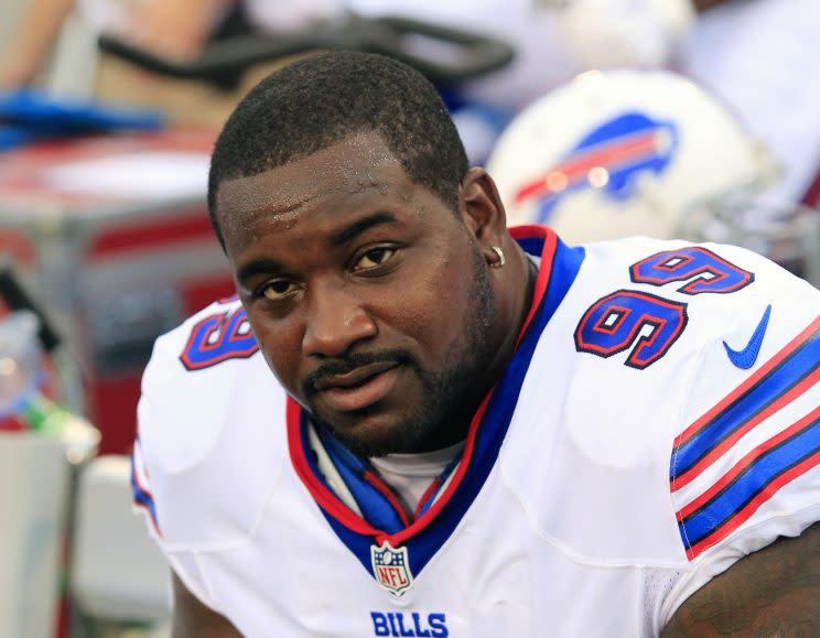 Marcell Dareus could miss games vs. the Ravens, Jets, Cardinals and Patriots. (AP)