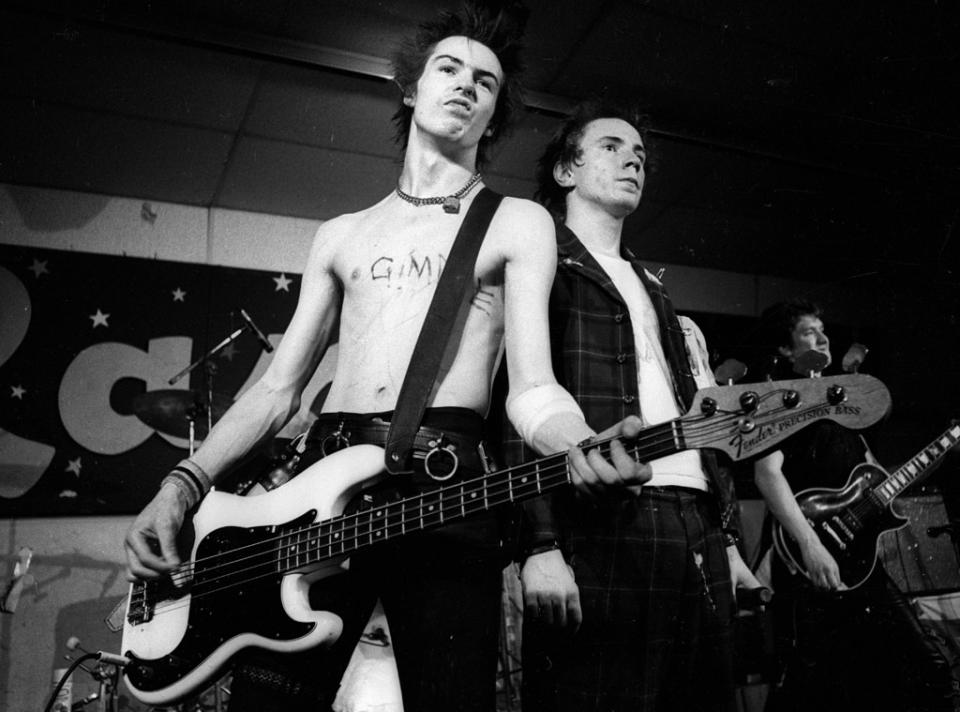 The Sex Pistols, Sid Vicious, Johnny Rotten, 1978