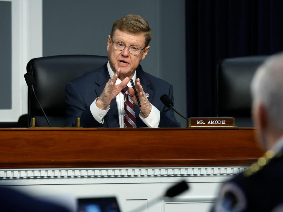 Amodei at a hearing on Capitol Hill on March 30, 2022.