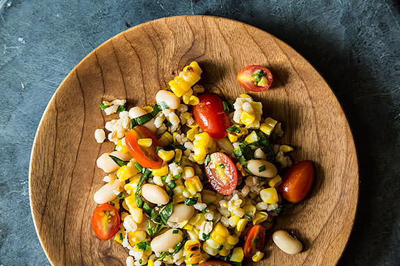 Corn and Barley Salad