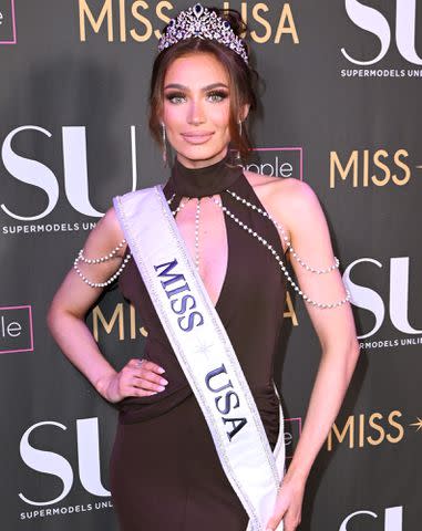 <p>Chance Yeh/Getty</p> Noelia Voigt attends Supermodels Unlimited Magazine Presents: Billboards Over Broadway - NYFW Celebrity Event on February 10, 2024 in New York City.