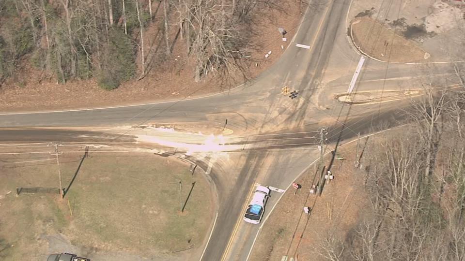 More than 500 gallons of cooking oil spilled Monday across several Gaston County roads near the Lincoln County line.