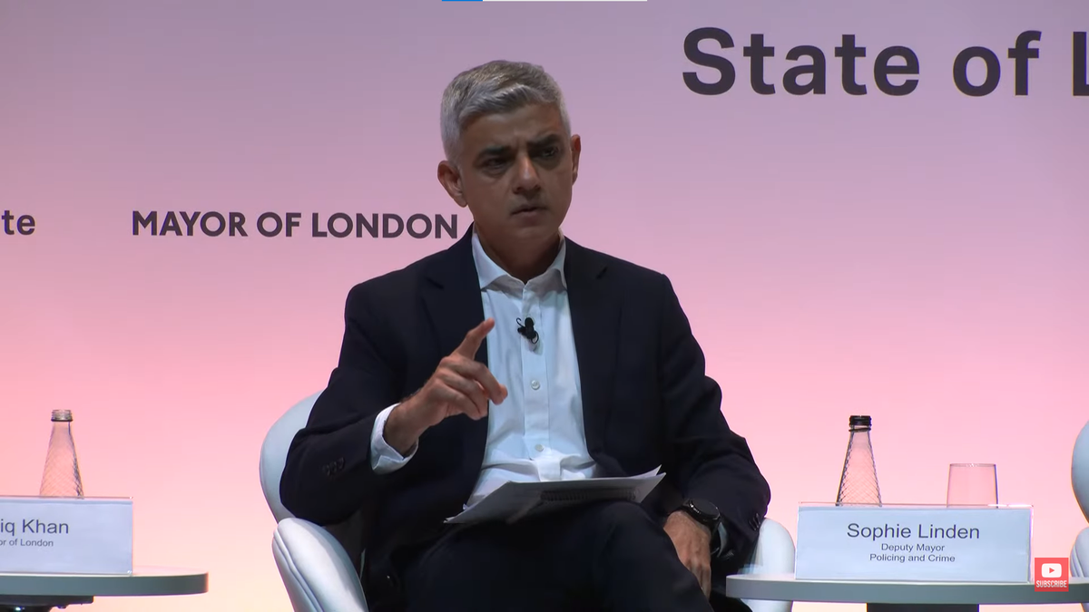 Sadiq Khan at the 2024 State of London Debate (LBC)