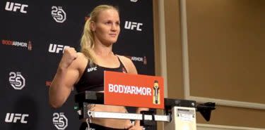 Valentina Shevchenko UFC 228 weigh-in