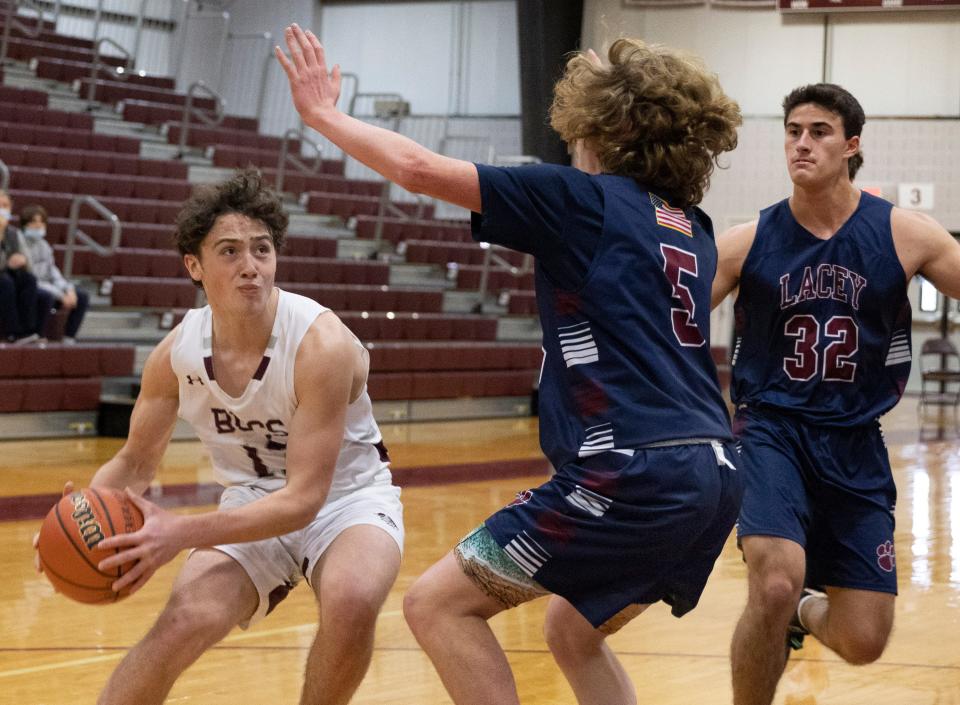 Lacey Boys Basketball vs Red Bank in Albert E. Martin But Holiday Classic in Red Bank, NJ on December 28, 2021.