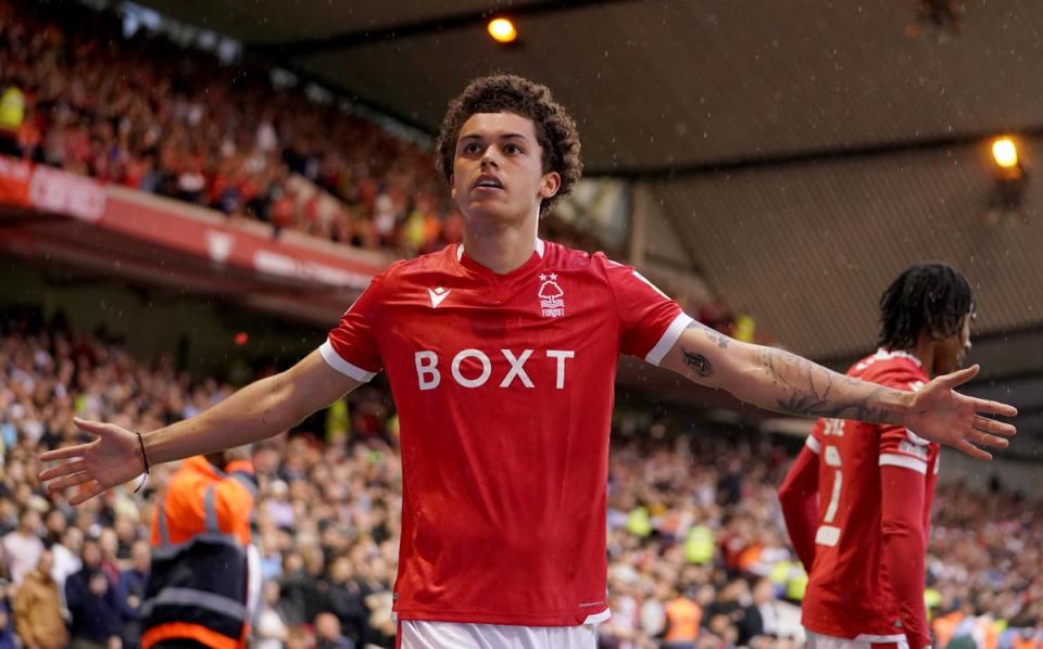 Brennan Johnson scored 19 goals last season to help Nottingham Forest into the Premier League (Zac Goodwin/PA) (PA Wire)