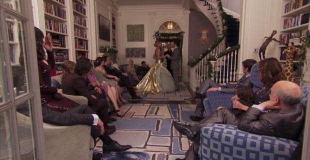 The series finale wedding scene.