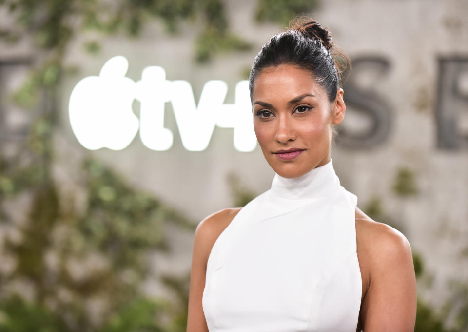 Janina Gavankar is defending pal Meghan Markle over claims that her Christmas card was digitally altered. (Photo: Rodin Eckenroth/FilmMagic)