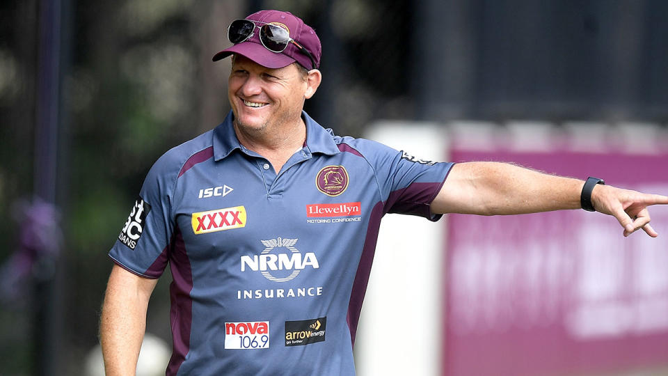 Pictured here, former assistant coach Kevin Walters at Broncos training.