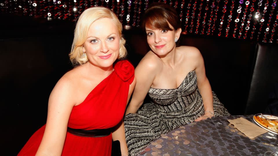 Amy Poehler and Tina Fey have co-hosted four Golden Globe ceremonies. - Getty Images
